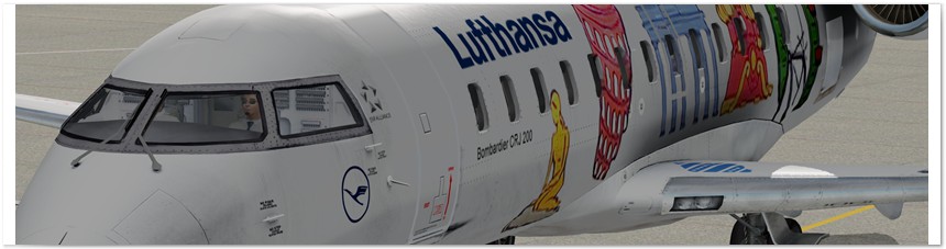 Lufthansa’s livery is a bit special