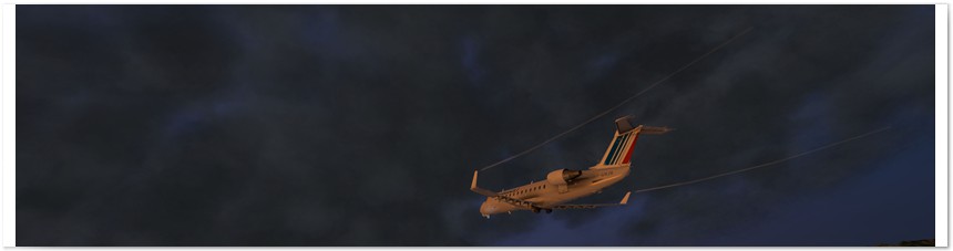 The CRJ features some unique features for X-Plane 10 users