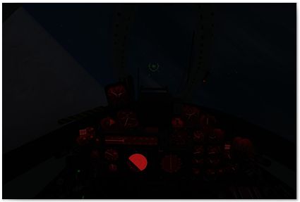 Interior Front Cockpit night lighting